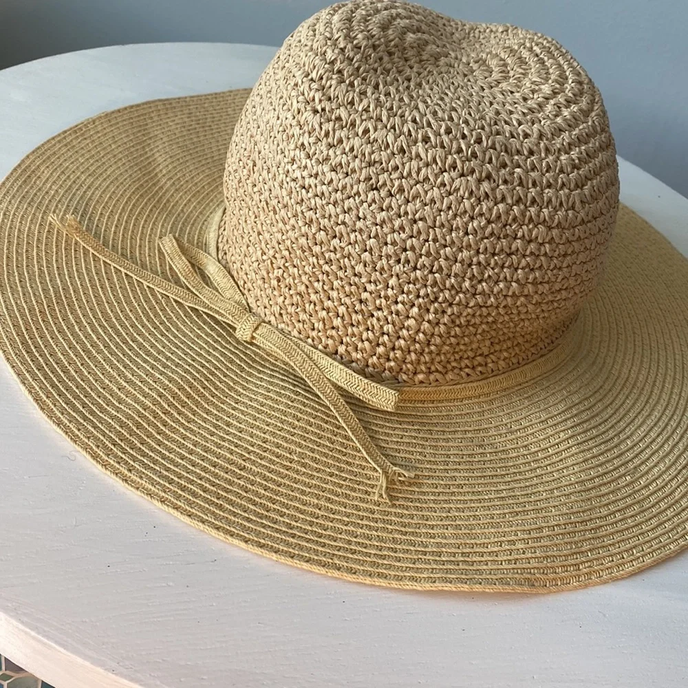 Wide  Brim Paper Straw Hat